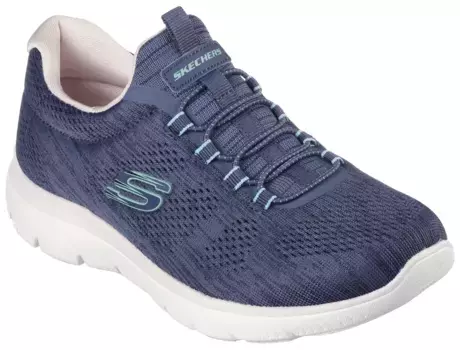 Кроссовки-слипоны Skechers "SUMMITS-FUN FLARE", веганские, розовый