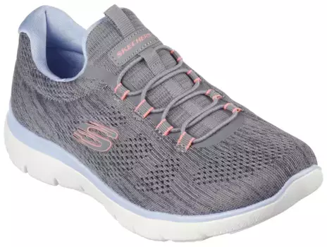 Кроссовки-слипоны Skechers "SUMMITS-FUN FLARE", веганские, розовый