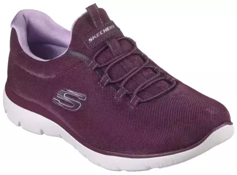 Кроссовки-слипоны Skechers "SUMMITS-" с контрастными деталями, цвет Beere