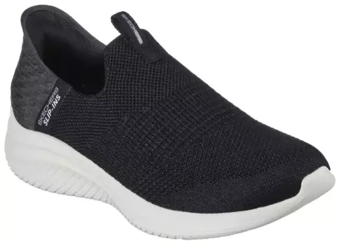 Кроссовки-слипоны Skechers "ULTRA FLEX 3.0 - SMOOTH STEP", слипоны, тапочки, повседневная обувь веганского производства, черный