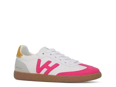Кроссовки-слипоны Vintage Havana Crisp, цвет белый/неоново-розовый