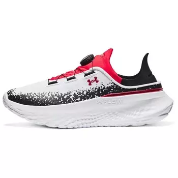 Кроссовки SlipSpeed для бега унисекс с низким верхом, белые/красные Under Armour