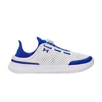 Кроссовки SlipSpeed Leather GS Under Armour, белый