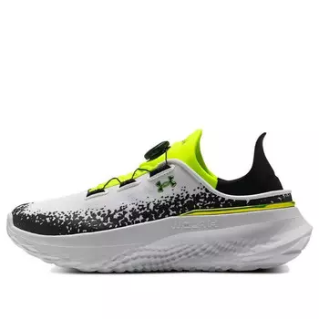 Кроссовки slipspeed mega 'white high vis yellow' Under Armour, белый