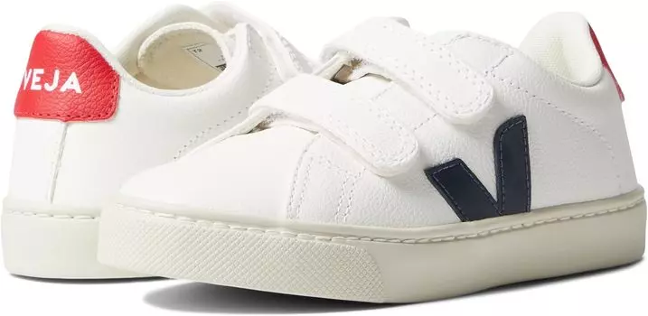 Кроссовки Small Esplar Velcro VEJA, цвет Extra White/Nautico/Pekin 1