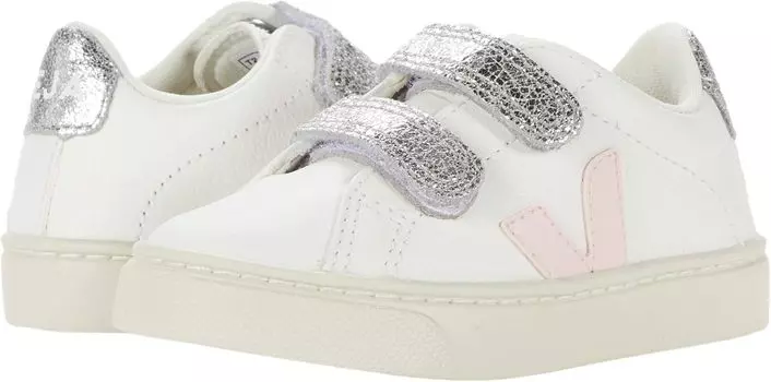 Кроссовки Small Esplar Velcro VEJA, цвет Extra White Petale Silver