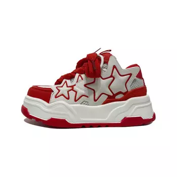 Кроссовки Small spicy strips XLAIII Chunky Sneakers Unisex Low-top, белый