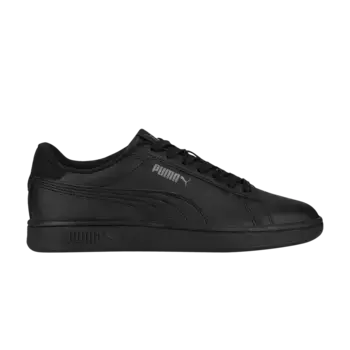 Кроссовки Smash 3.0 Leather Big Kid Puma, черный