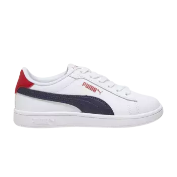 Кроссовки Smash 3.0 Leather Big Kid, цвет White Navy Red