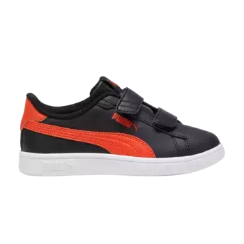 Кроссовки Smash 3.0 Leather Velcro Little Kid, цвет Black Redmazing