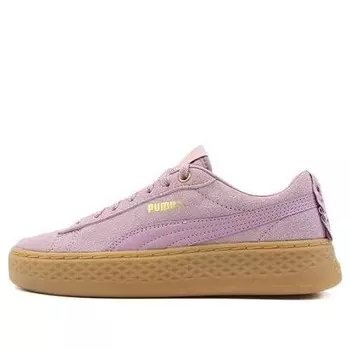 Кроссовки smash platform frill sneaker low damen lila braun Puma, розовый