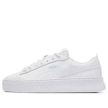 Кроссовки smash platform q4 polka 'white' Puma, белый