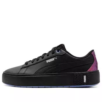 Кроссовки smash platform v2 night out 'black' Puma, черный