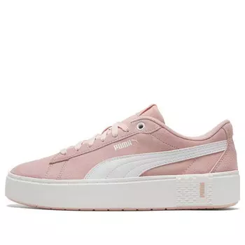 Кроссовки smash platform v2 suede 'peachskin' Puma, розовый