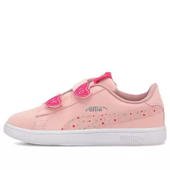 Кроссовки smash v2 'candy hearts - peachskin' Puma, розовый