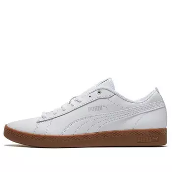 Кроссовки smash v2 l 'white gum' Puma, белый