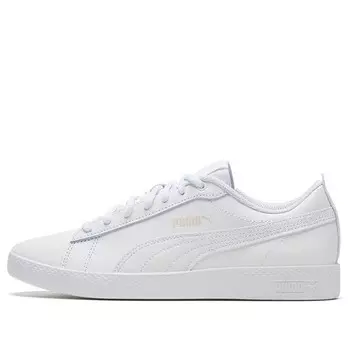 Кроссовки smash v2 pure white Puma, белый