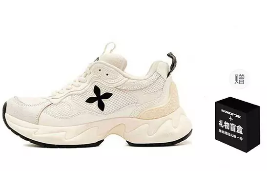 Кроссовки SMFK Compass Chunky Sneakers Women's Low-top White, цвет Snow Mountain