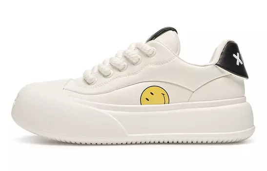 Кроссовки SMILEY Lifestyle Shoes Unisex Low-top, белый