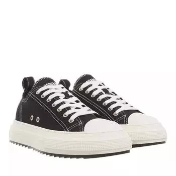 Кроссовки sneaker canvas stam logo black Dsquared2, черный