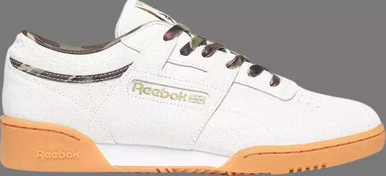 Кроссовки sneaker politics x humidity x workout lo clean 'soldier' Reebok, белый