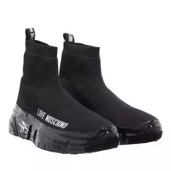 Кроссовки sneakerd.running35 calza nero/nero Love Moschino, черный
