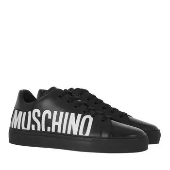 Кроссовки sneakerd serena5 vitello Moschino, черный