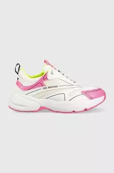 Кроссовки Sneakerd Sporty 50 Love Moschino, белый