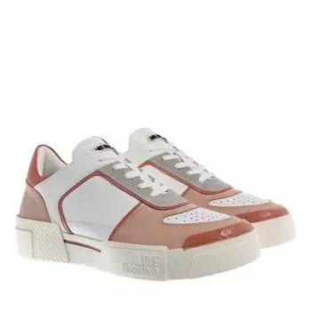 Кроссовки sneakerd text50 mix bianco Love Moschino, розовый