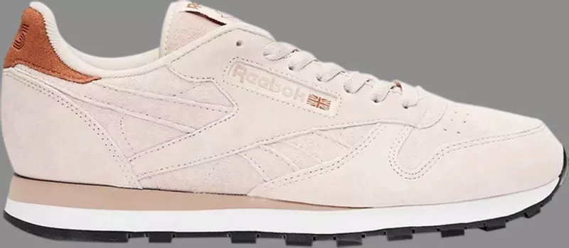Кроссовки sneakersnstuff x classic leather 'walking - stucco' Reebok, загар
