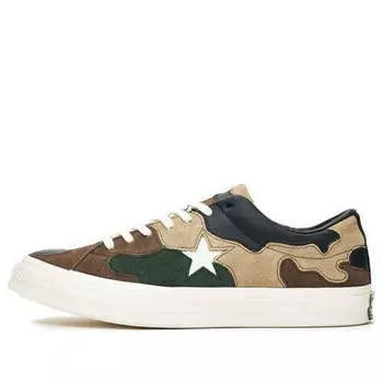 Кроссовки sneakersnstuff x one star 'camo' Converse, коричневый