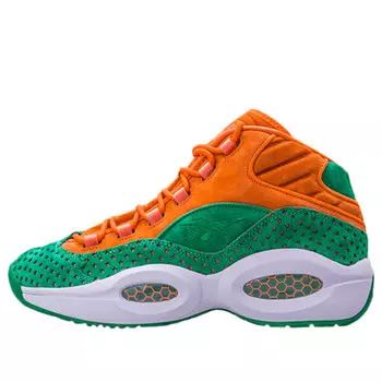 Кроссовки sneakersnstuff x question mid '15 stars' Reebok, оранжевый