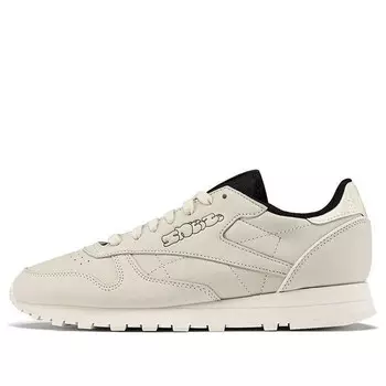 Кроссовки sneeze classic leather 'white core black' Reebok, белый