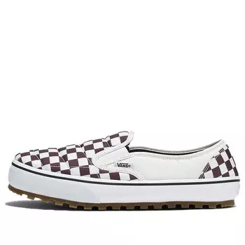 Кроссовки snow lodge 'quilted checker board' Vans, белый