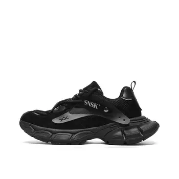Кроссовки SNSK Chunky Sneakers Unisex Low-top, черный