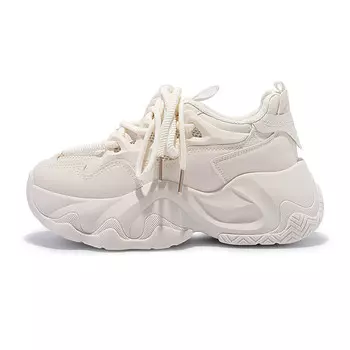 Кроссовки SNXR Chunky Sneakers Women's Low-top Beige, бежевый