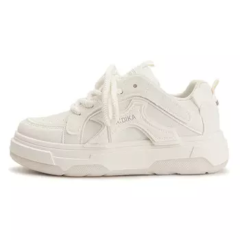 Кроссовки SNXR Skateboarding Shoes Women's Low-top White, белый