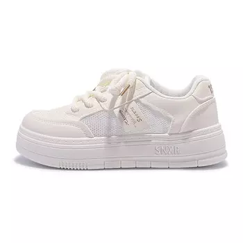 Кроссовки SNXR Skateboarding Shoes Women's Low-top Beige, бежевый