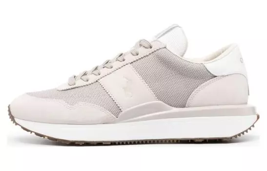 Кроссовки со шнуровкой и вставками Polo Ralph Lauren, серый