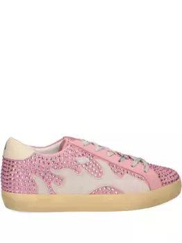 Кроссовки со стразами Gamin, розовый