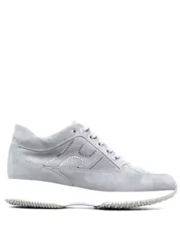 Кроссовки со стразами Hogan, синий