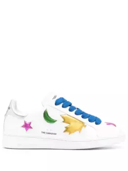 Кроссовки со вставками DSQUARED2, белый