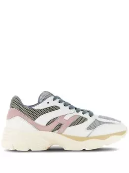 Кроссовки со вставками Hogan, серый