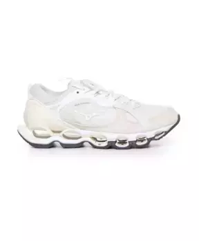 Кроссовки со вставками из замши и сетки Mizuno, белый