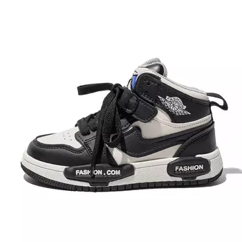 Кроссовки SOBB Kids Skateboarding Shoes Kids High-top, черный