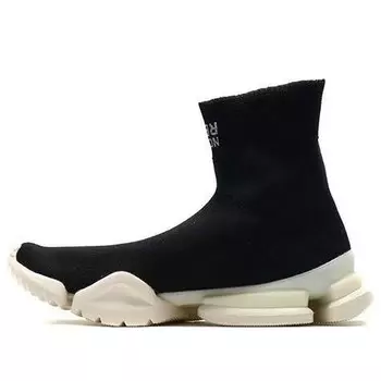 Кроссовки sock runner print in black Reebok, черный