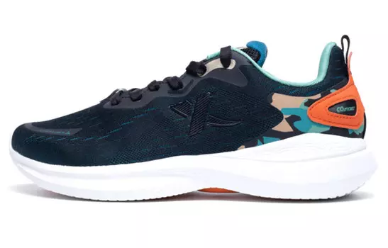 Кроссовки Soft Cube для бега мужские с низким верхом, черные/зеленые Xtep