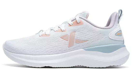 Кроссовки Soft Cube женские с низким верхом, белые/зеленые Xtep