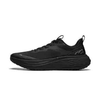 Кроссовки Soft Lite для бега мужские с низким верхом черного цвета Lining