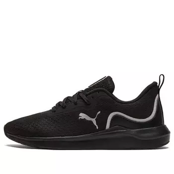 Кроссовки softride 'black white' Puma, черный